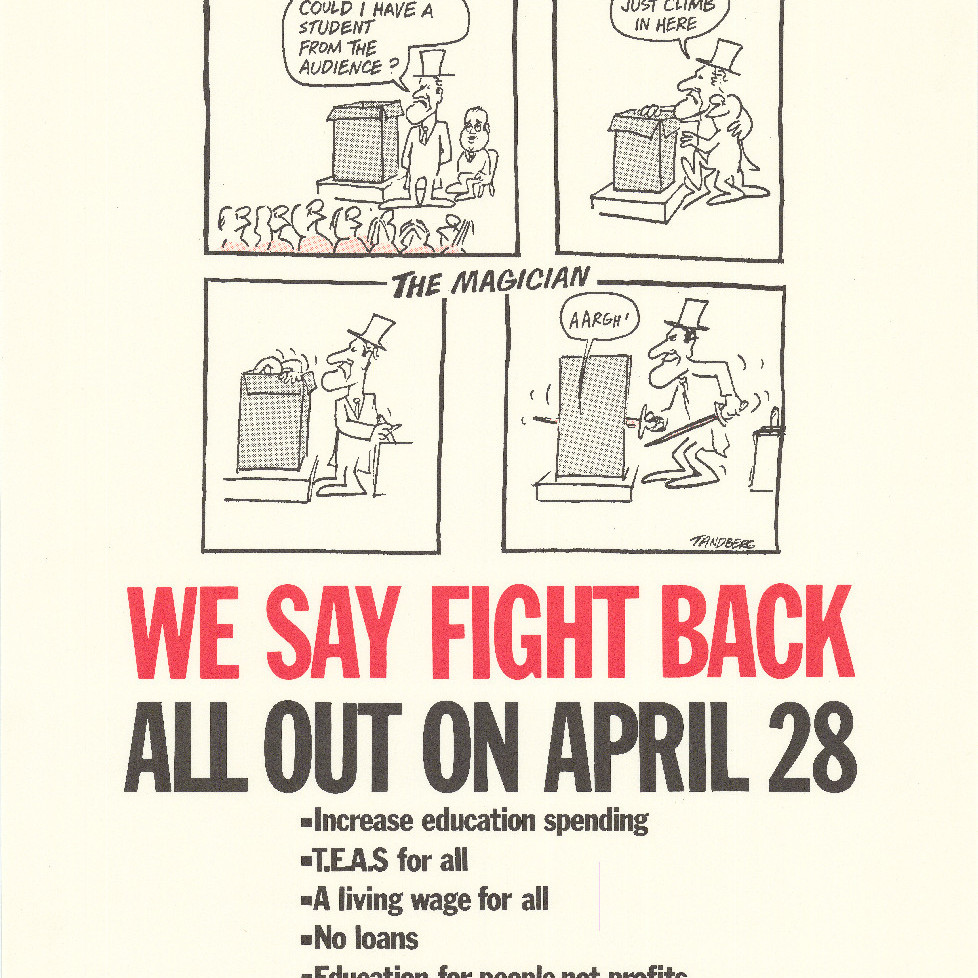 Australian Union of Students, They say cut back, We Say Fight Back, 1977
