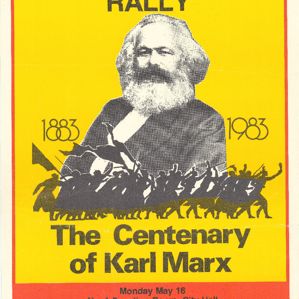 Poster "Socialist Labour League rally"
