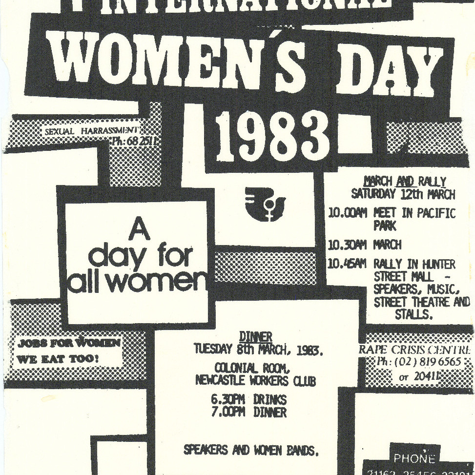 Poster, International Women's Day, 1983
