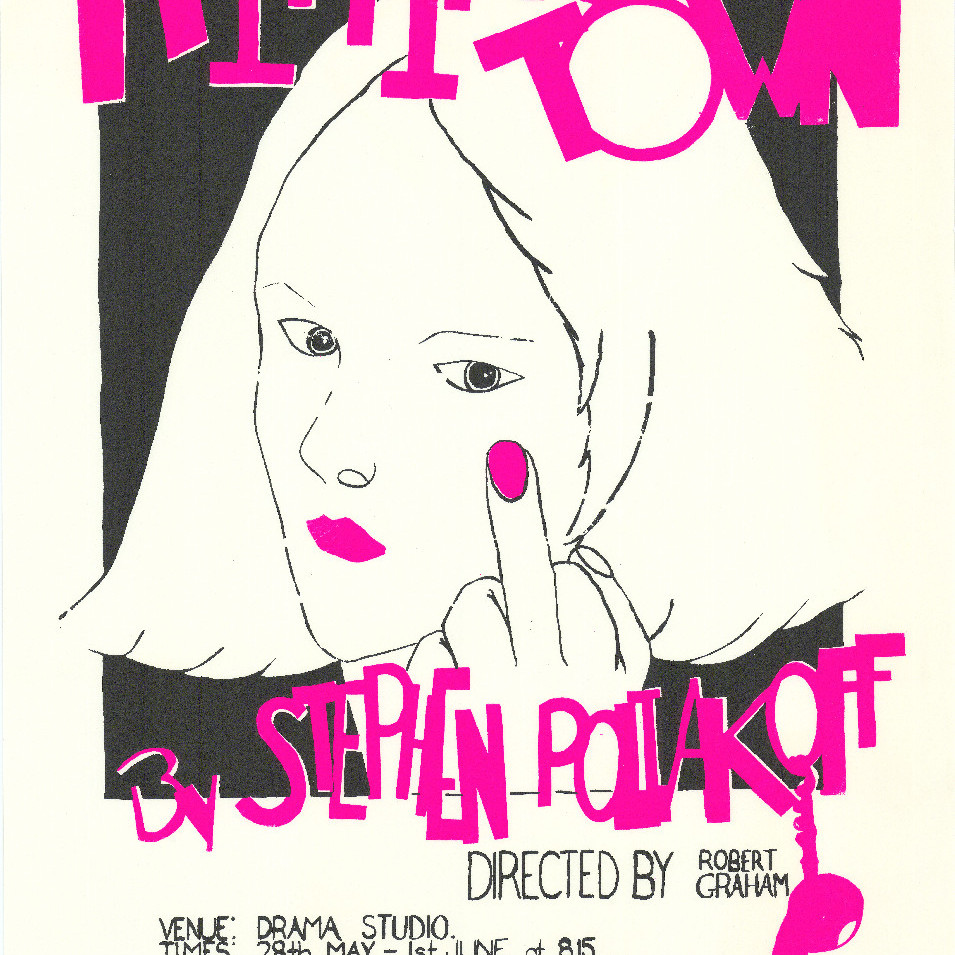 Poster "Newcastle Uni Drama Dept. presents Hitting Town"