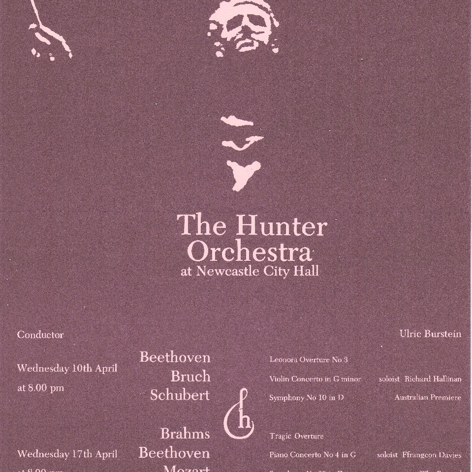 Poster, The Hunter Orchestra 1985