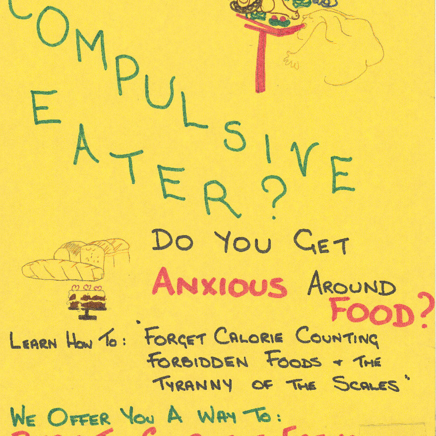 Poster, Compulsive Eating Syndrome meeting, University Health Service