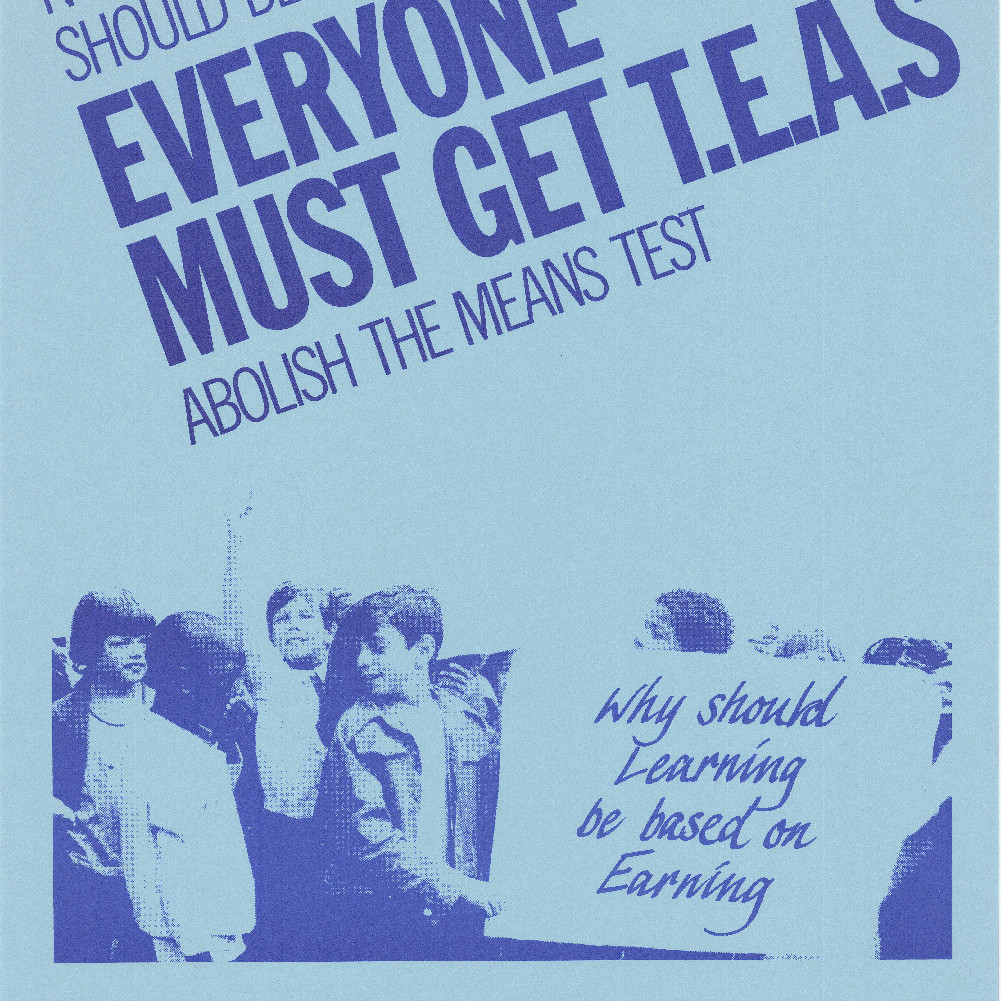 Poster, Australian Union of Students campaign poster, No student should be poor [1977]