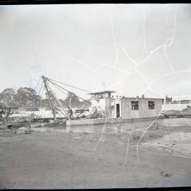 Lake Munmorah, sand dredging operations, 1964