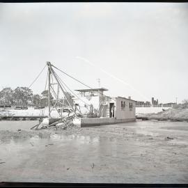 Watson Dredge, Lake Munmorah, dredging operations, 1964
