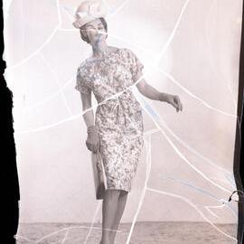Fashion model posing, David Jones, 1964