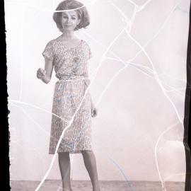 Fashion model, David Jones, 1964