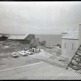 Building the factory with onsite vehicles, 1963
