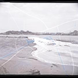 Dredging operations, Haunstrop Pomeroy,Newcastle Harbour and Stockton foreshore, 1963