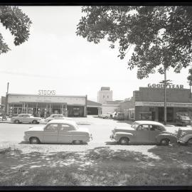 Stocks tyre service and filling station, 1958