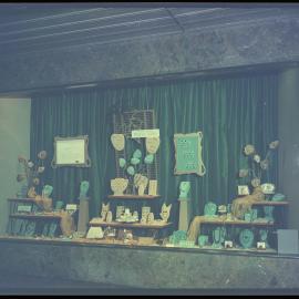 Window display of jewellery by Elizbeth Remer, 1965