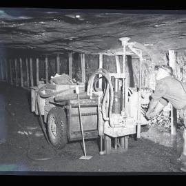 Miner operating machinery