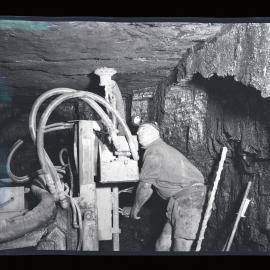 Miner with machinery