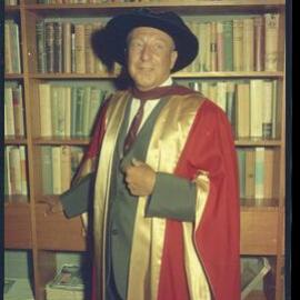 Gentleman in academic robes