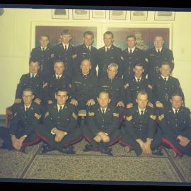 Sergeants and officers, 113 Light Anti-Aircraft Battery at Fort Scratchley, [1969]