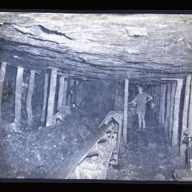 Miner with coal belt