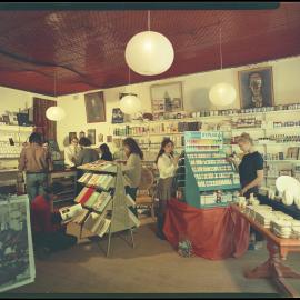 Art shop with customers