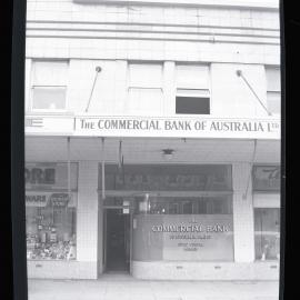 View of shop front of The Commercial Bank