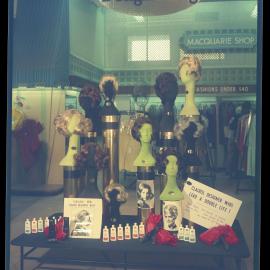 Clairol designer wigs display, Maquarie Shop