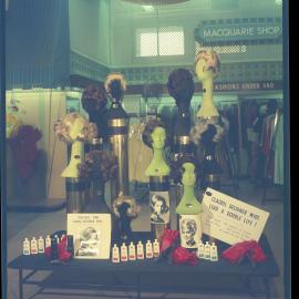 Clairol wigs display in department store
