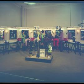 Hair salon staff working on clients