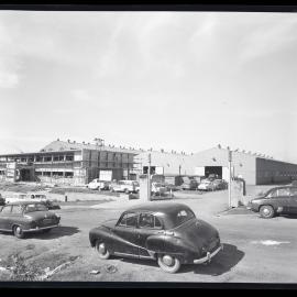 Titan Manufacturing Co Pty Ltd, buildings with scaffolding, 1961