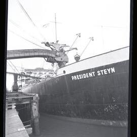 Coal and Allied, loading coal President Steyn, 1961