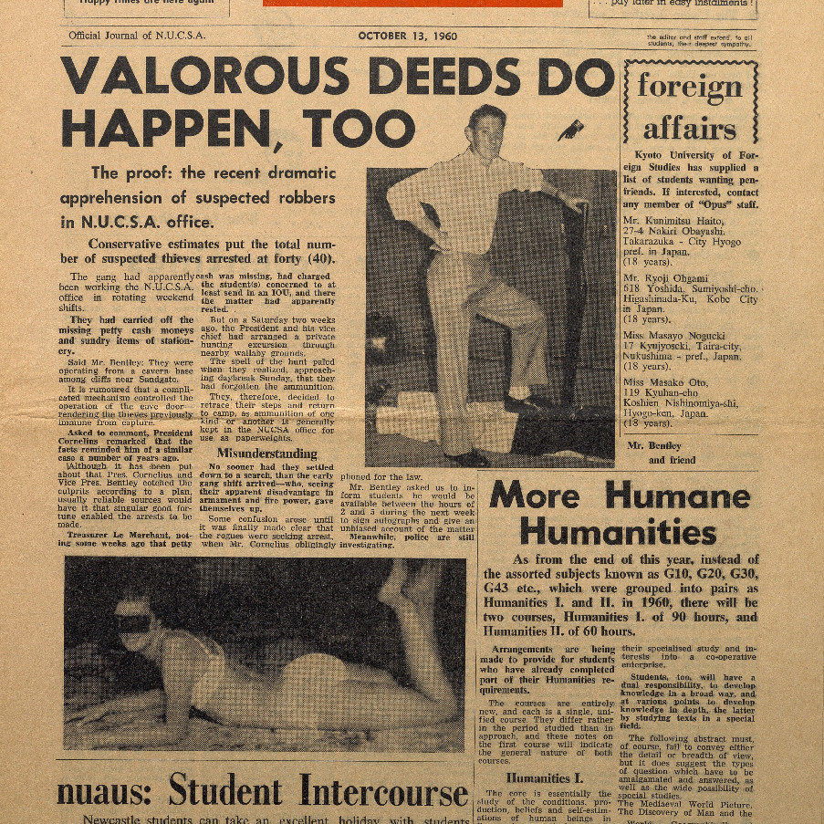 OPUS Official Journal of N.U.C.S.A. 13th October 1960