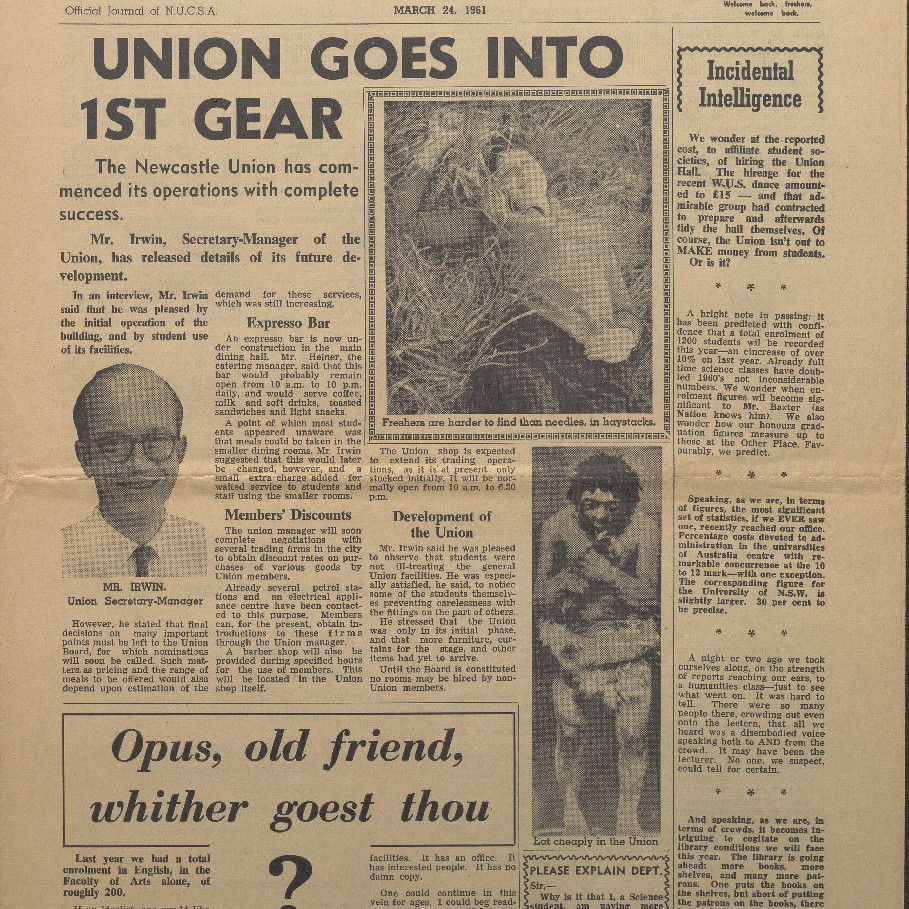 OPUS Official Journal of N.U.C.S.A. March 24, 1961