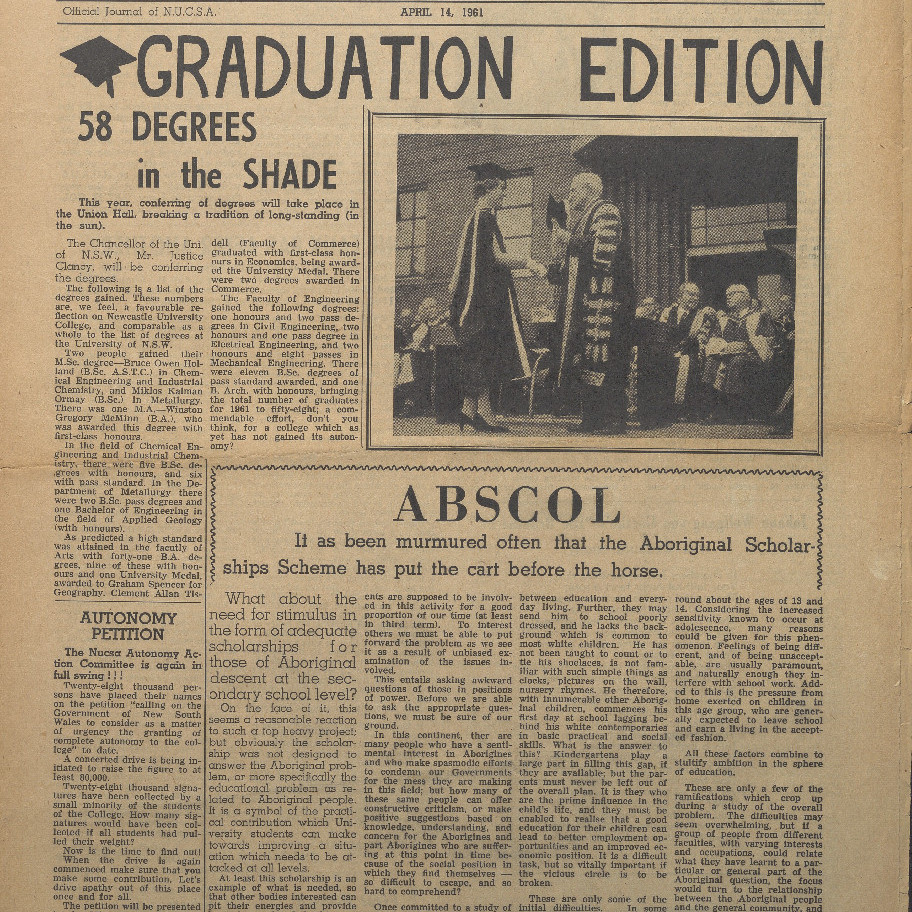 OPUS Official Journal of N.U.C.S.A. April 14, 1961.
