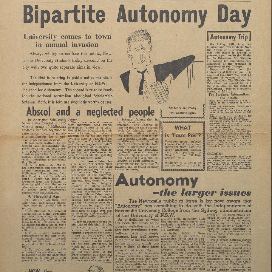 OPUS Official Journal of N.U.C.S.A. Autonomy Issue Opus Supplement June 1961.