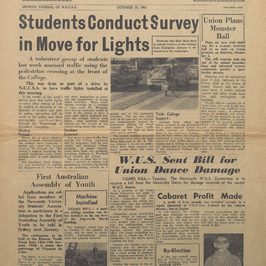 OPUS Official Journal of N.U.C.S.A. October 12, 1961.
