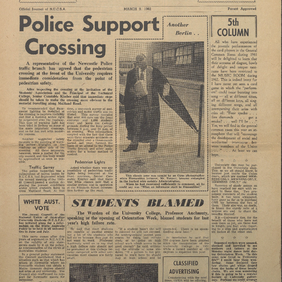 OPUS Official Journal of N.U.C.S.A. March 9, 1962.