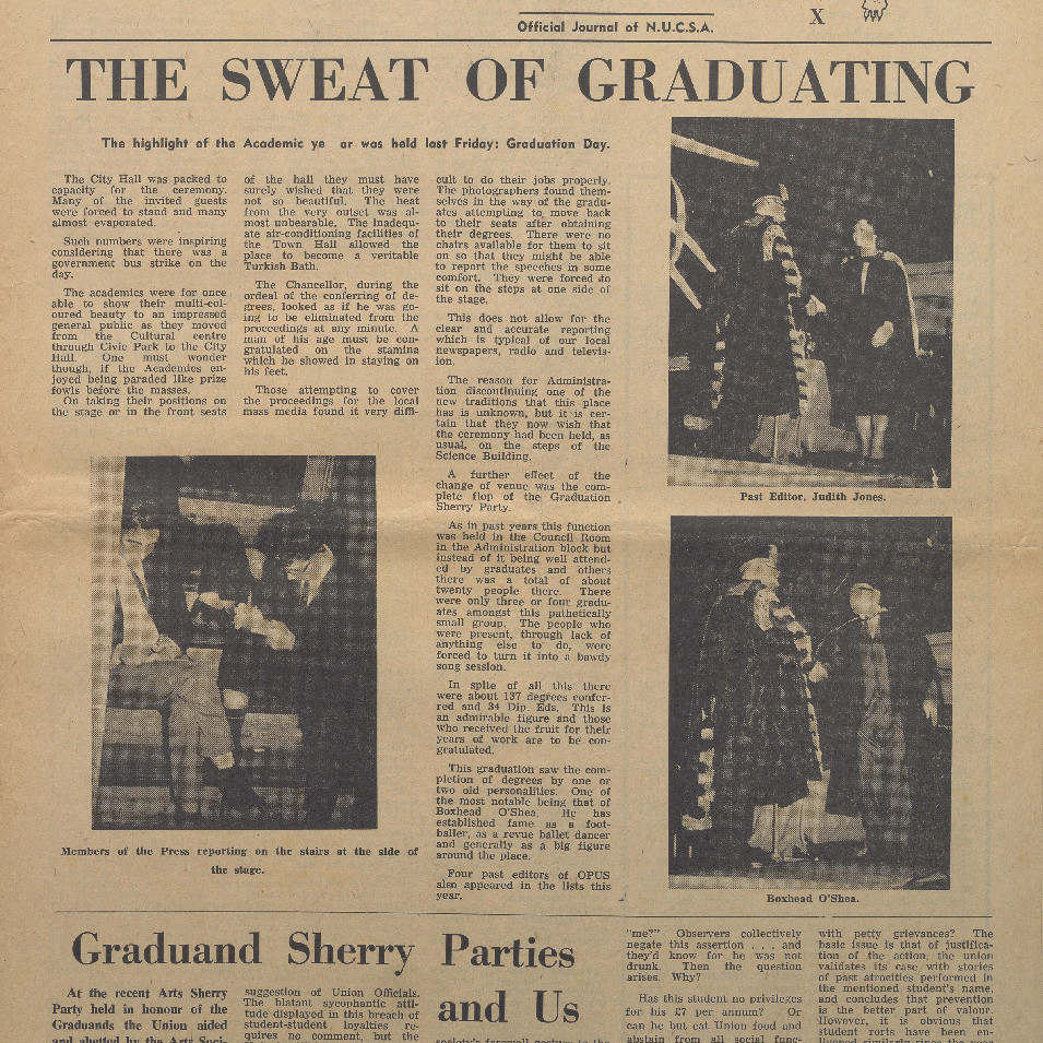 OPUS Official Journal of N.U.C.S.A. OPUS 60.  March, 1964