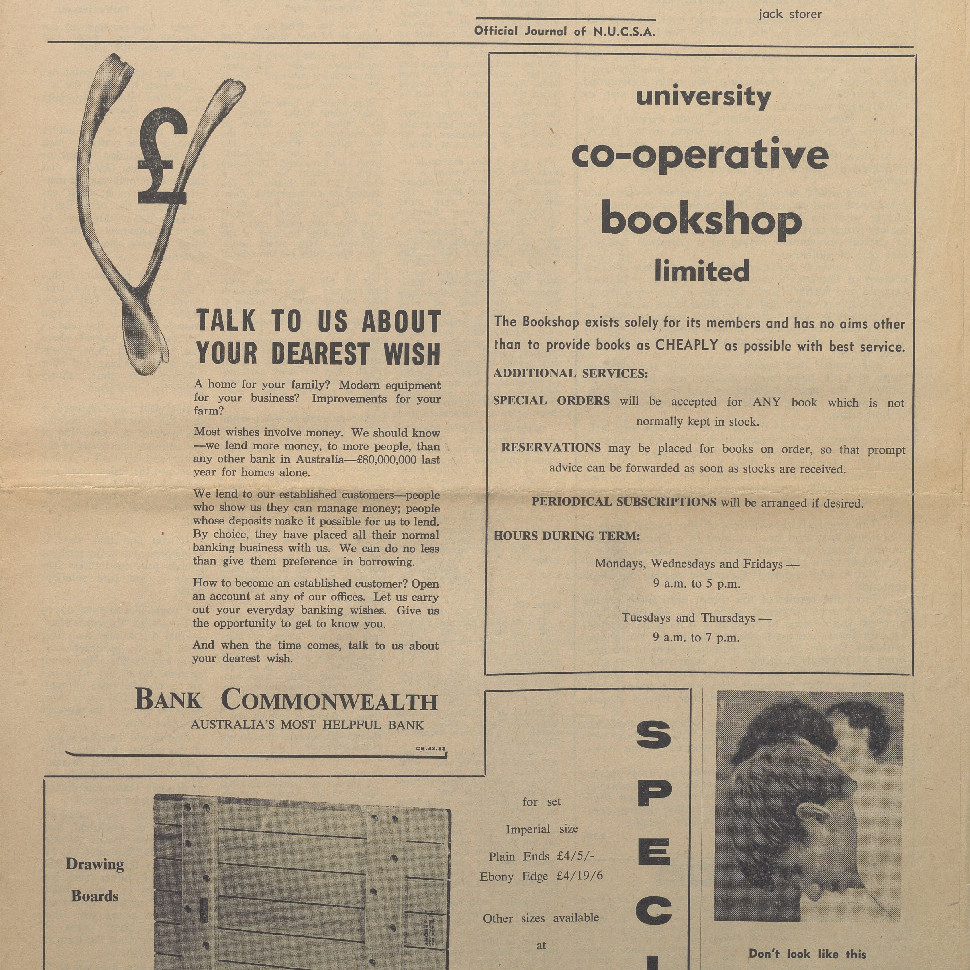 OPUS Official Journal of N.U.C.S.A. OPUS 61. April, 1964.