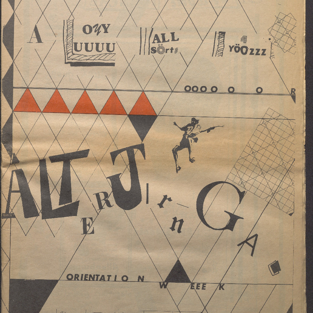 ALTJIRINGA No.1 1981. Orientation Week. 19 March 1981. 