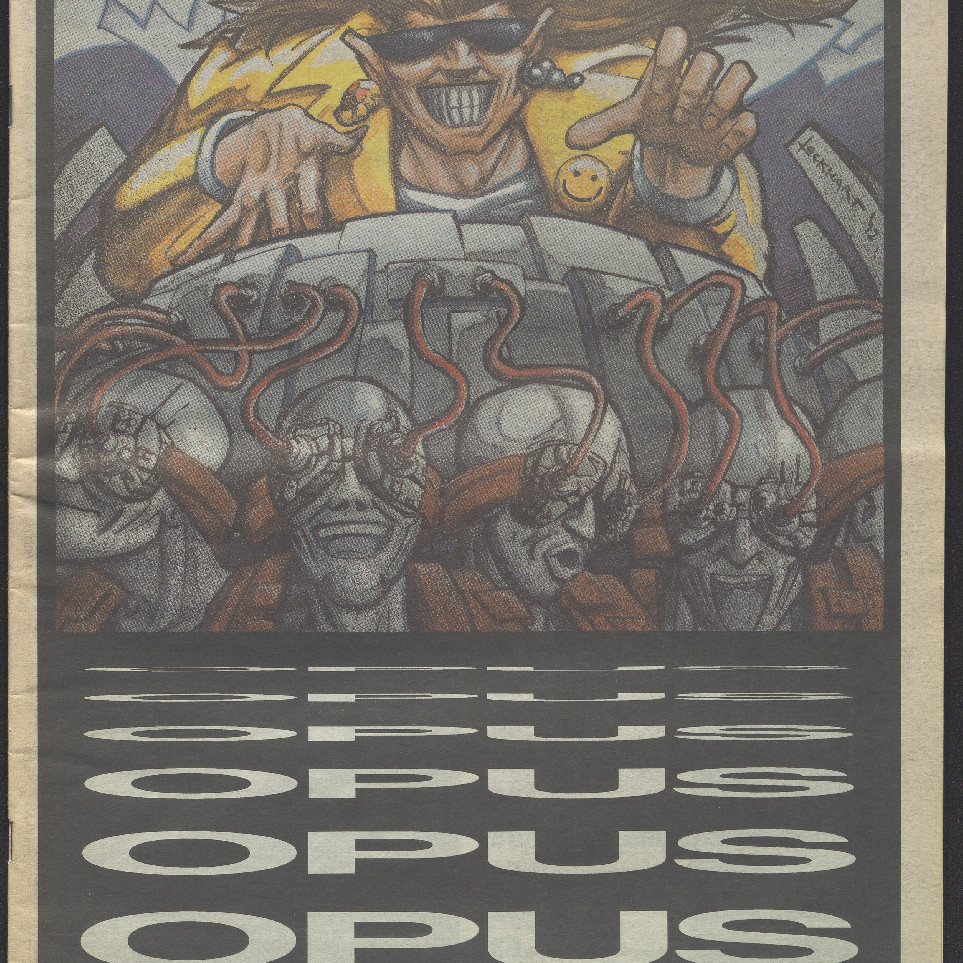 OPUS September 1992 "The Magazine With The Unsolvable Crossword"
