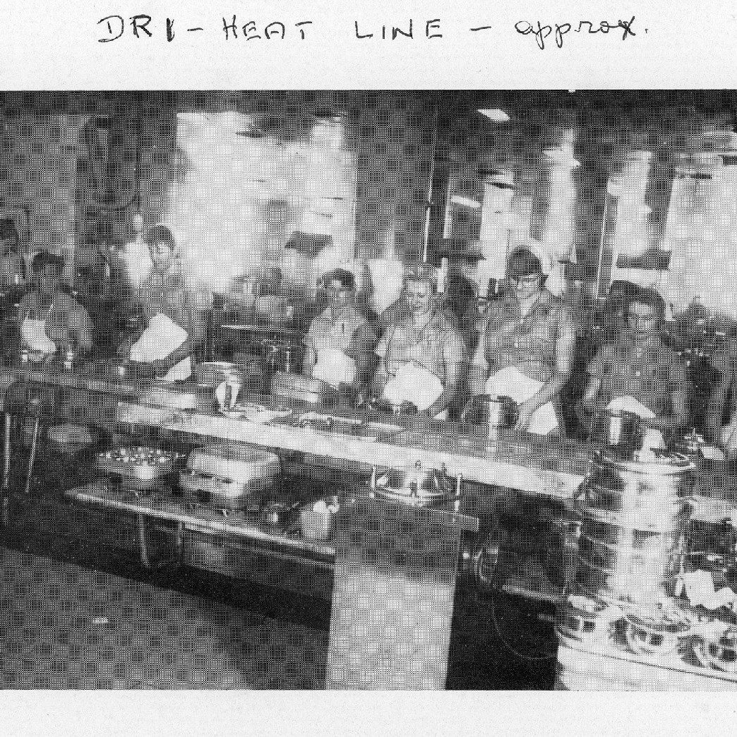 Nurses preparing to serve meals, Royal Newcastle Hospital, Dietary Department, 1960s