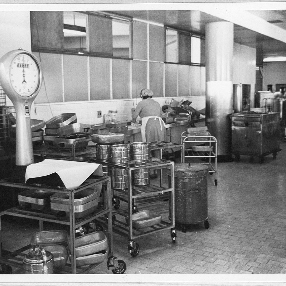 Hospital kitchen, Royal Newcastle Hospital, Dietary Department, 1960s