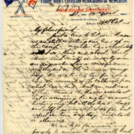 Letter from James "Dick" Long to Mary "Min" and Amy "Ame" Long, 21 October 1915