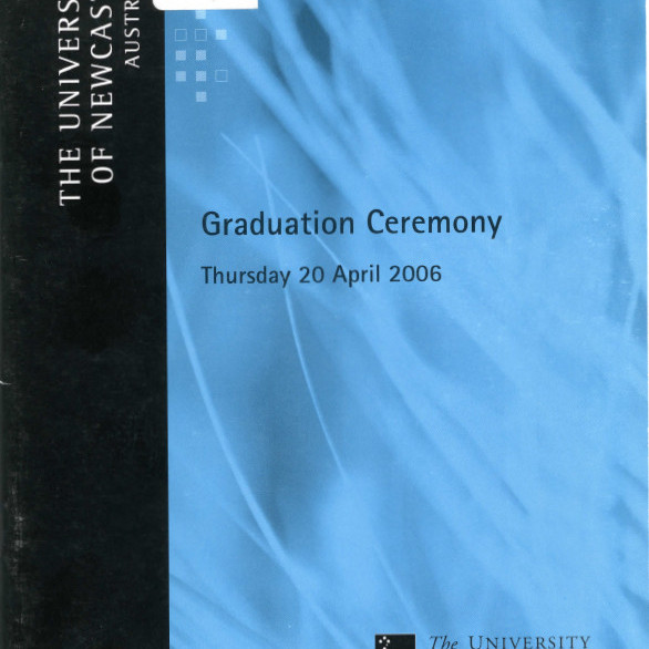 Graduation: Callaghan, 20 April, 2006