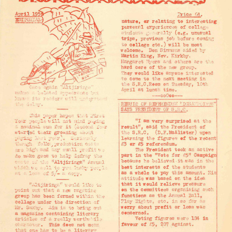 ALTJIRINGA. April 1956.