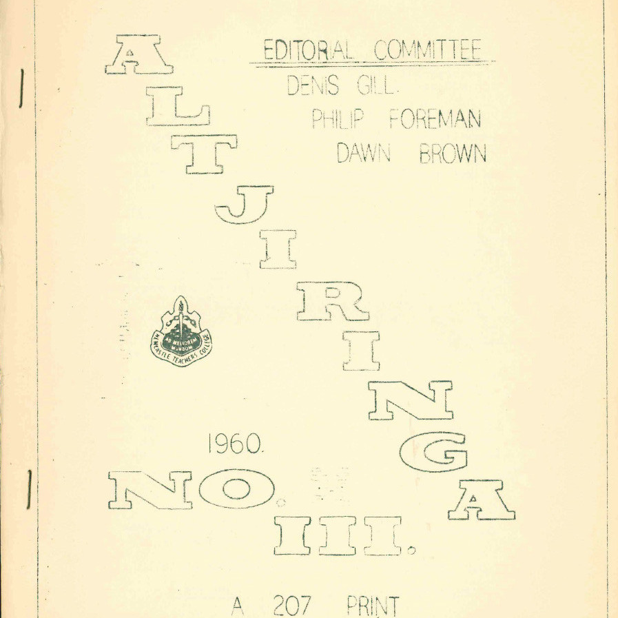 ALTJIRINGA No. 3. 1960. 