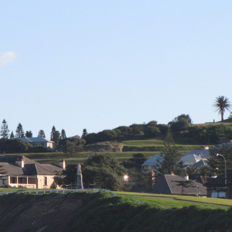 View of The Cottage and The Obelisk, Newcastle, NSW, 2012