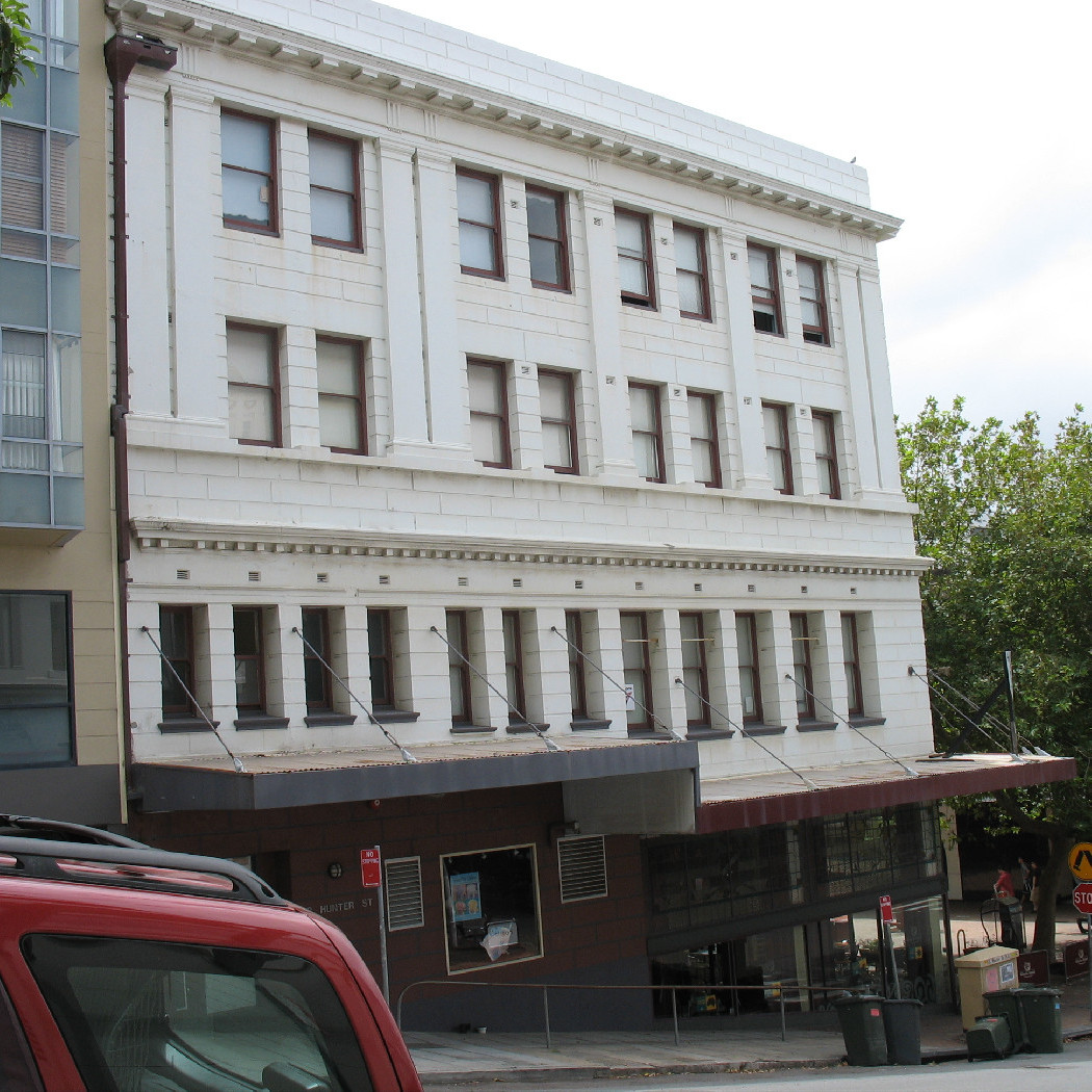 Building on Hunter Street Mall, Newcastle, NSW, 2012