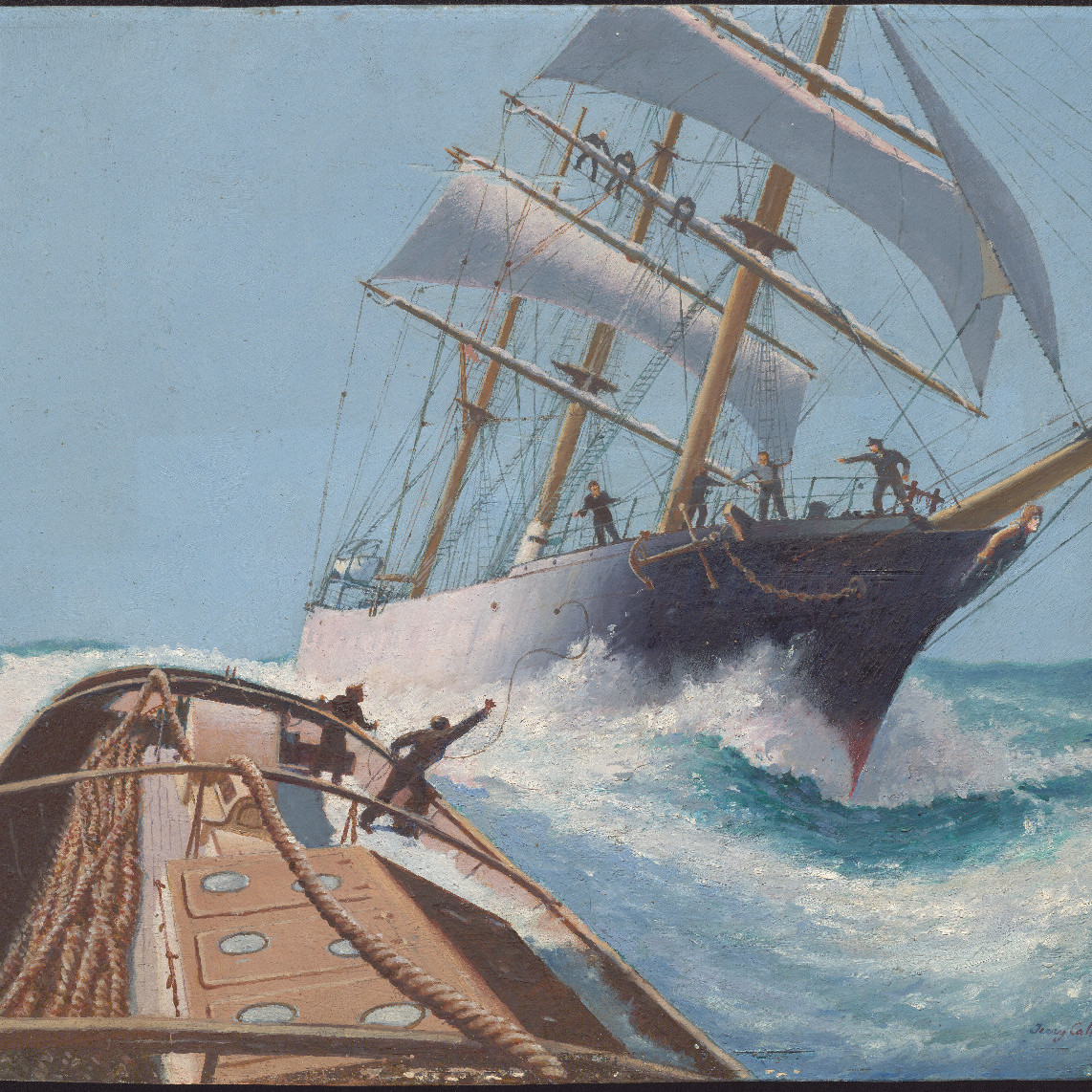 Unidentified Sail Ship- Terry Callen