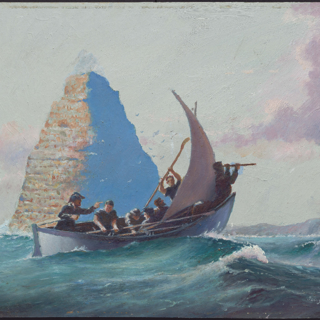 Unidentified Group in Boat- Terry Callen
