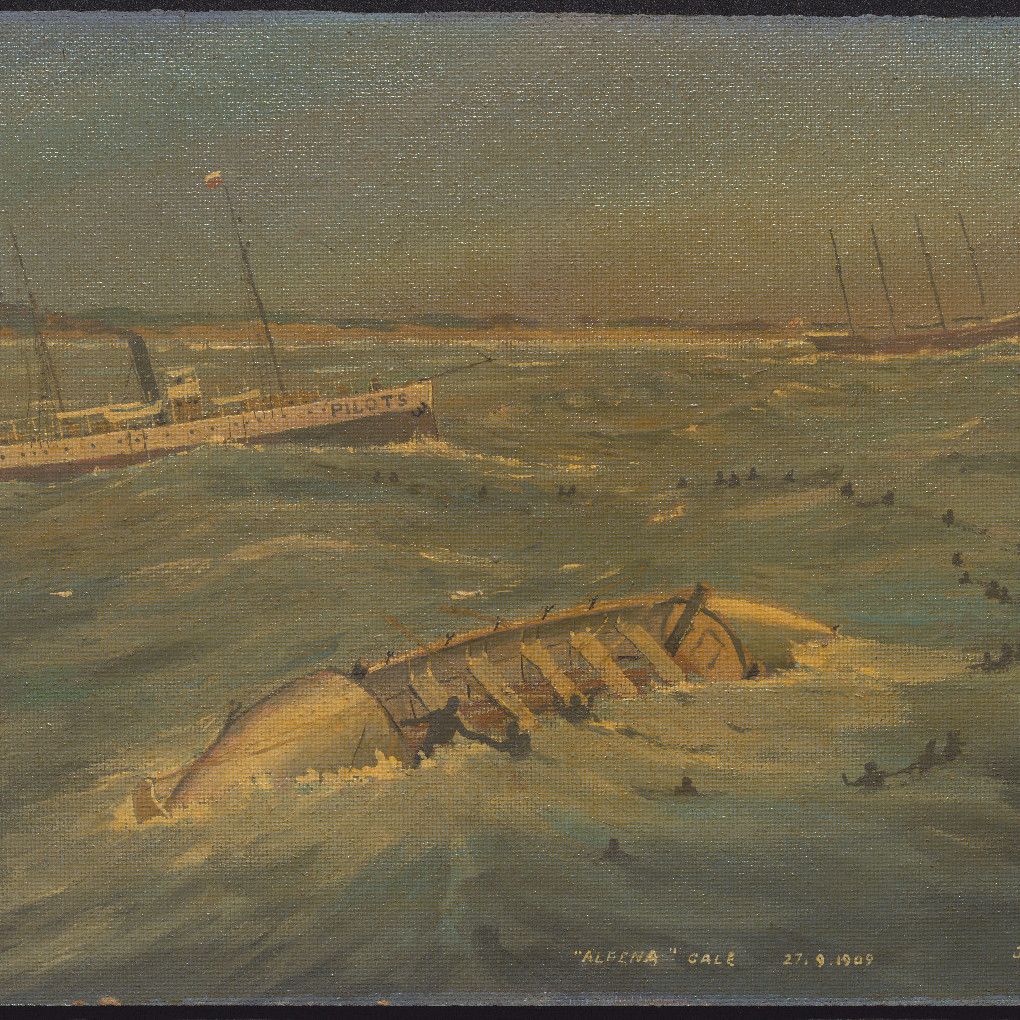 'Alpena' in a gale, 1909- Terry Callen