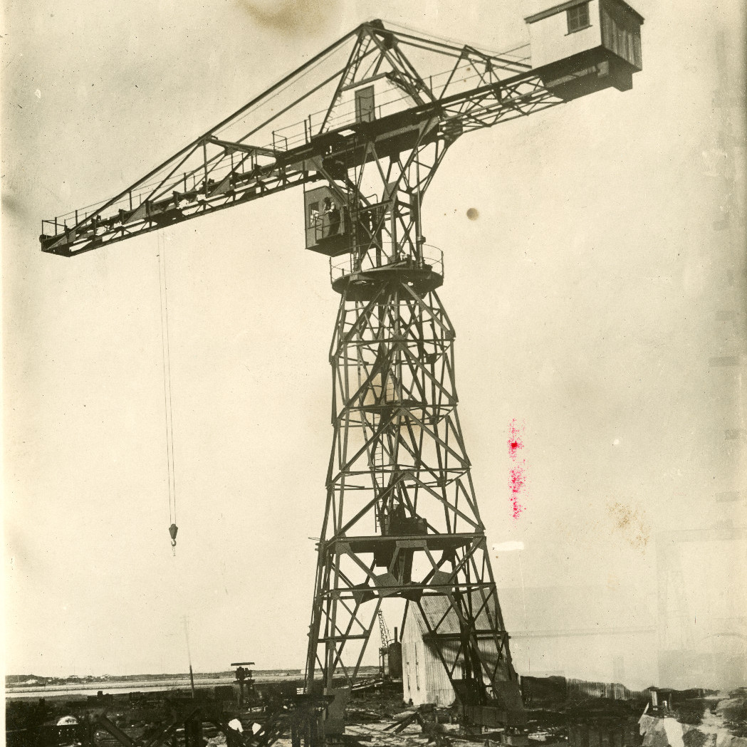 Walsh Island 4-ton Hammer Head Travelling Crane, 1928