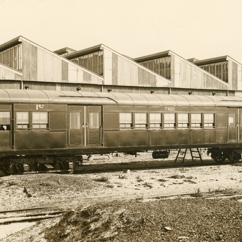 1st Class Carriage built at Walsh Island